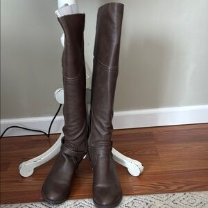 Brown Knee-High Boots